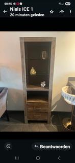 Vitrinekast, Huis en Inrichting, Kasten | Boekenkasten, Ophalen, Gebruikt, Glas, 50 tot 100 cm