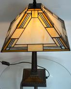 Glas in lood lamp, Ophalen of Verzenden, Zo goed als nieuw, Glas, Minder dan 50 cm