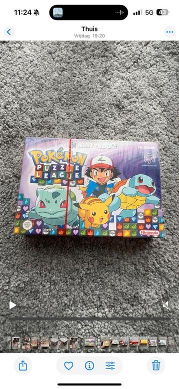 Sealed Pokemon Puzzle League Nintendo 64 N64 Mint Condition beschikbaar voor biedingen