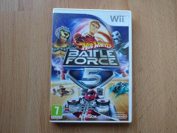 Wii Battle Force 5 Hot Wheels , Nintendo Game beschikbaar voor biedingen