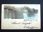 Japan : postwaardestuk uit 1898 / Yokohama Bridge, Verzenden, Oost-Azië