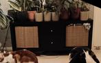 Ikea Kallax tv kast met boxen, Ophalen, Kunststof, Gebruikt, 100 tot 150 cm