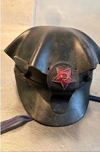 Cccp leather turtle helmet 1956, Ophalen of Verzenden, Landmacht, Overige gebieden, Helm of Baret