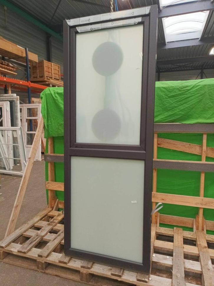 Kunststof Draaikiep vast kozijn  b87 x h230 cm -2406-, Doe-het-zelf en Verbouw, Kozijnen en Schuifpuien, Nieuw, Raamkozijn, Kunststof