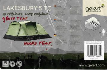 Tent Gelert Lakesbury 5 TC beschikbaar voor biedingen