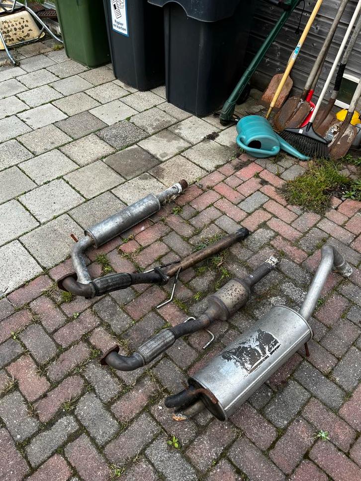 Uitlaatdelen Polo 1.9 TDI BLT katalysator downpipe etc, Auto-onderdelen, Uitlaatsystemen, Volkswagen, Gebruikt, Ophalen