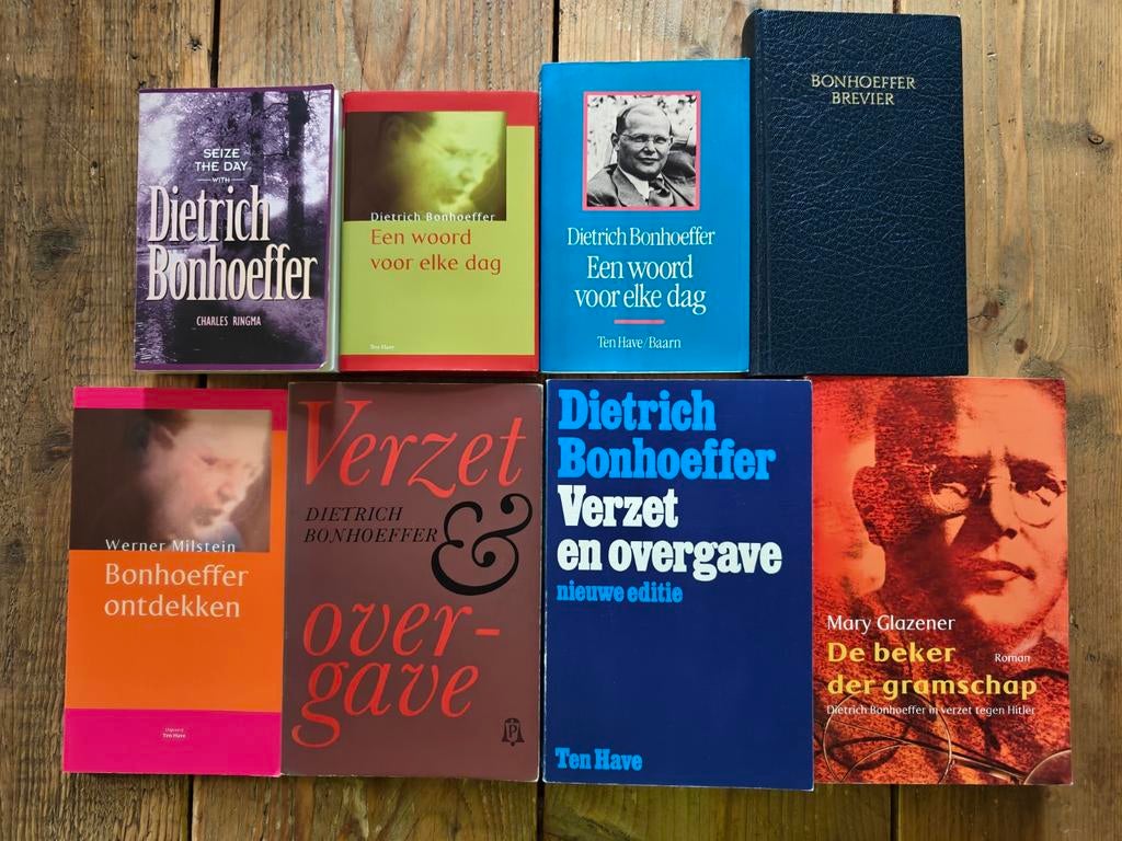 8 Boeken van Dietrich Bonhoeffer., Boeken, Ophalen of Verzenden, Zo goed als nieuw