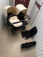 Bugaboo donkey duo zwart/off white, Ophalen, Gebruikt, Verstelbare duwstang, Bugaboo