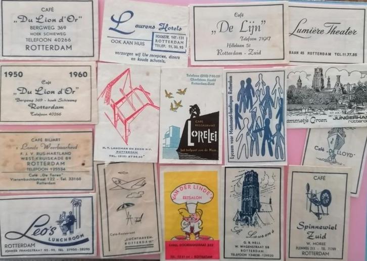 Rotterdam gesorteerd op L 11, Verzamelen, Suikerzakjes, Verzenden