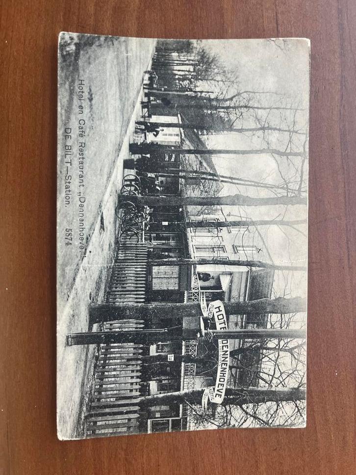 Oude Ansichtkaart Hotel Dennenhoeve, De Bilt, Verzamelen, Ansichtkaarten | Nederland, Gelopen, Utrecht, Voor 1920, Ophalen of Verzenden