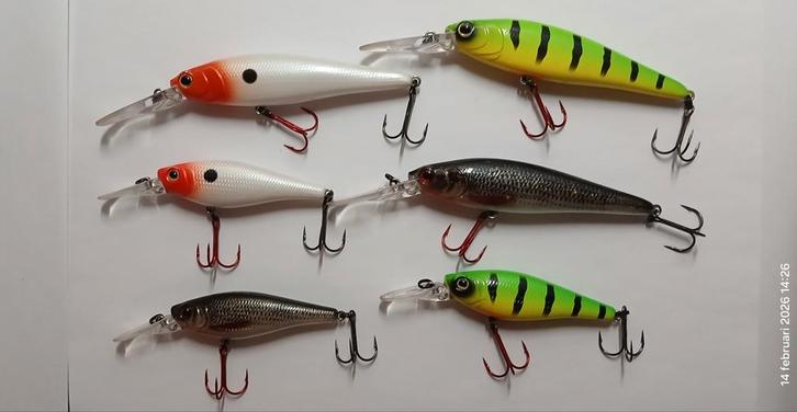 Setje Spro Ikiru pluggen, Watersport en Boten, Hengelsport | Algemeen, Zo goed als nieuw, Kunstaas, Ophalen