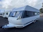 Hobby Prestige 650 UMFE 2019 | Airco | Mover | Voortent, Caravans en Kamperen, Hobby, Schokbreker, Bedrijf, Treinzit