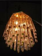 vintage designer plafondlamp glasstaven Holywood Regency, Ophalen, Gebruikt, Glas, Vintage design