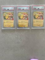 3x Pokémon Pikachu McDonalds Burgerchu psa 10 PSA10 020/M-P, Ophalen of Verzenden, Zo goed als nieuw