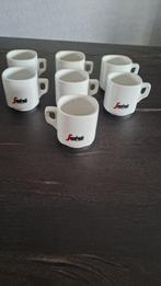 Segafredo koffiekopjes 7 stuks porseleinen kopjes, Ophalen, Zo goed als nieuw, Overige stijlen, Kop(pen) en/of Schotel(s)