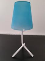 Theelichthouder lampje met glazen blauwe kapje NIEUW, Blauw, Nieuw, Ophalen of Verzenden, Metaal