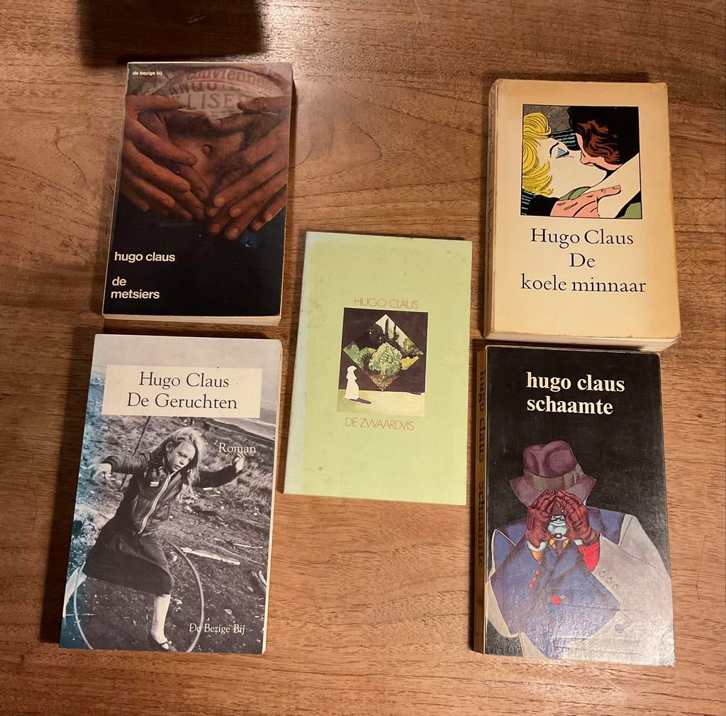 5 boeken van HUGO CLAUS, Ophalen of Verzenden, Zo goed als nieuw