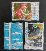 nvph 1444 - 1446 gestempeld zomerzegels 1990, Verzenden, Na 1940, Gestempeld