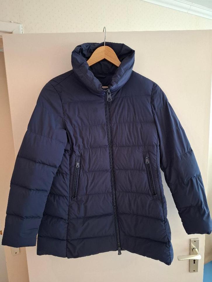 HOX winterjas dames donkerblauw, Kleding | Dames, Jassen | Winter, Zo goed als nieuw, Maat 38/40 (M), Blauw, Ophalen of Verzenden