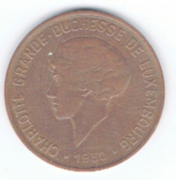 23-610 Luxemburg 10 centimes 1930, Ophalen of Verzenden, Overige landen, Losse munt