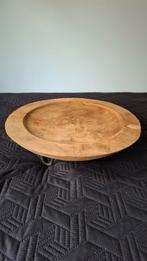 Teak Decoratie Schaal, Ophalen, Gebruikt, Rond, Hout