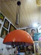 vintage Harvey Guzzini space age katrol lamp, Huis en Inrichting, Lampen | Hanglampen, Ophalen, Zo goed als nieuw, Metaal, Space age