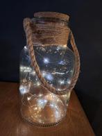 Sfeervolle Stolpfles met Verlichting - 32cm, Ophalen of Verzenden, Overige materialen, 25 tot 50 cm