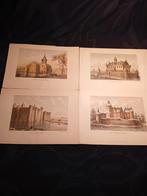 Kastelen serie 2 van lennep 1886, Antiek en Kunst, Ophalen of Verzenden