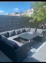 Luxe Tuin Loungeset 9 persoons met opbergruimte, Ophalen, Meer dan 8 zitplaatsen, Zo goed als nieuw, Loungeset