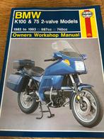 BMW motorfiets K75 en K100 werkplaats handboek, Motoren, Ophalen of Verzenden, Gebruikt