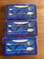 De shell schelpen collectie - verzilverd lepeltje en vorkje, Ophalen of Verzenden, Nieuw, Overige materialen