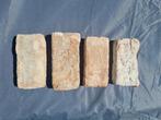 Ruim 350 gebikte handvorm bakstenen, Ophalen, Gebruikt, Bakstenen