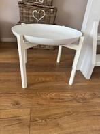 Bijzettafel modern twv € 350, Ophalen, Minder dan 55 cm, Metaal of Aluminium, Rond