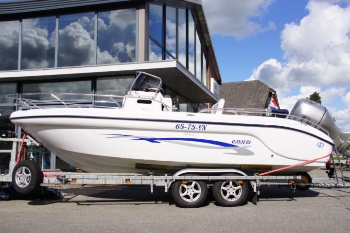 Ranieri Shadow 22 (bj 2007), Watersport en Boten, Speedboten, Gebruikt, 6 meter of meer, Benzine, 200 pk of meer, Polyester