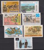 Tanzania 7x o.a. Natuur Sport, Postzegels en Munten, Postzegels | Afrika, Ophalen of Verzenden, Tanzania, Postfris