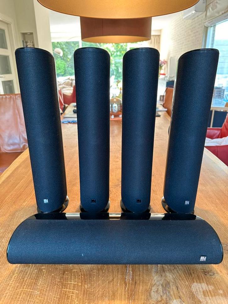 Home cinema set; receiver, 5.1 speakers en subwoofer, Audio, Tv en Foto, Home Cinema-sets, Gebruikt, Overige spelers, 5.1-systeem