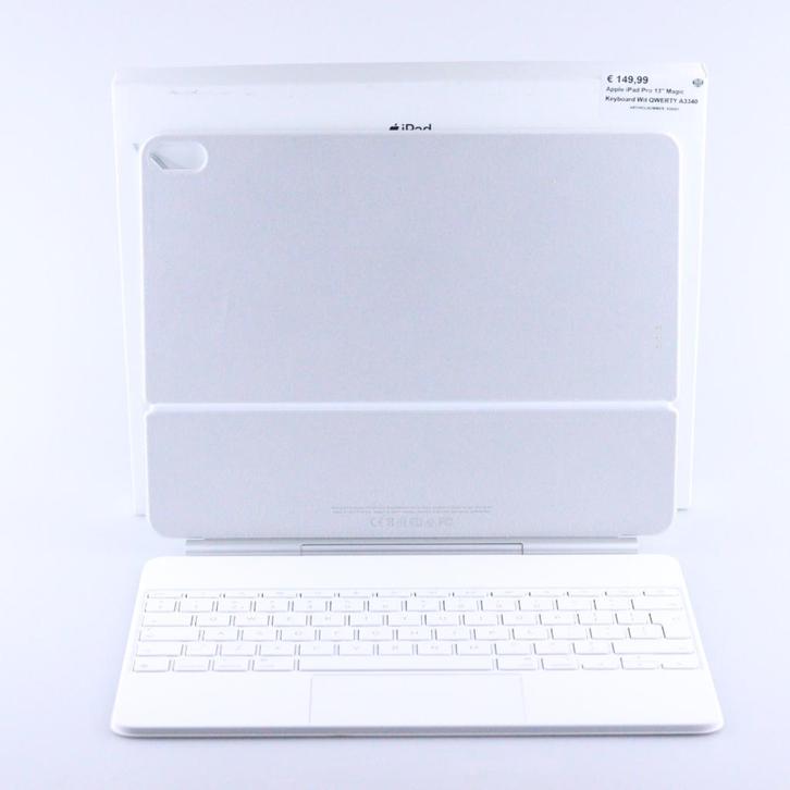 Apple iPad Air Magic Keyboard Wit A3340 voor iPad Air 13", Computers en Software, Apple iPads, Zo goed als nieuw