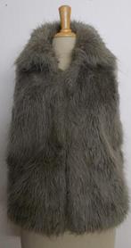 Lekkere warme lichtbruine fluffy fake fur bodywarmer! M, Maat 38/40 (M), Bruin, Zo goed als nieuw, Verzenden