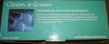 clean & green sterilisator en schoendroger. Vraagprijs:€8,50 beschikbaar voor biedingen