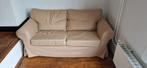 2 persoonsbank Beige, Huis en Inrichting, Rechte bank, Gebruikt, Stof, 75 tot 100 cm