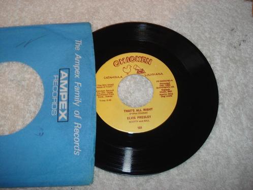 Elvis Presley   Bootleg  Thats All Right Mama  Chicken  Usa, Cd's en Dvd's, Vinyl Singles, Zo goed als nieuw, Single, 7 inch, Ophalen of Verzenden