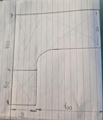 Ikea Galant beuken hoekbureau met ladeblok - afbeelding 4