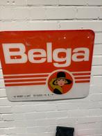 Vintage Belga  Reclamebord, Ophalen of Verzenden, Gebruikt, Reclamebord