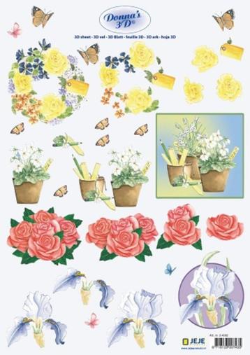 3D Knipvellen van Card Deco (zie beschrijving) beschikbaar voor biedingen