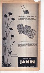 Retro reclame 1966 Jamin roomboter ruitjes met zuivel boter, Verzamelen, Retro, Ophalen of Verzenden