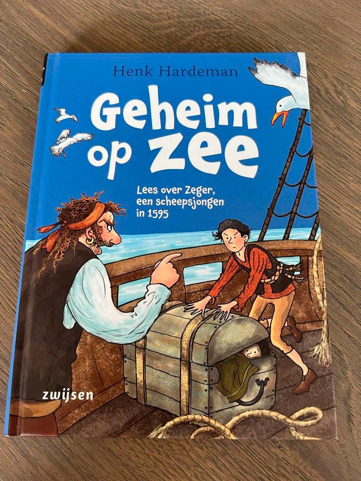 Geheim op Zee - Henk Hardeman, Boeken, Kinderboeken | Jeugd | onder 10 jaar, Zo goed als nieuw, Fictie algemeen, Ophalen of Verzenden