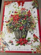 Winter Puzzle kerstboeket Janneke Brinkman, Ophalen of Verzenden, 500 t/m 1500 stukjes, Zo goed als nieuw, Legpuzzel