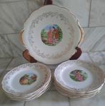 Gebakservies Digoin - Sarreguemines, Ophalen of Verzenden, Zo goed als nieuw, Overige stijlen, Porselein