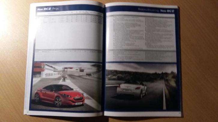 Peugeot prijslijst met kleurenfoto's, Boeken, Auto's | Folders en Tijdschriften, Zo goed als nieuw, Peugeot, Verzenden