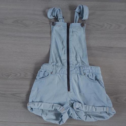 Gloednieuwe korte meisjes spijker tuinbroek maat 146 WE, Kinderen en Baby's, Kinderkleding | Maat 146, Nieuw, Meisje, Broek, Ophalen of Verzenden